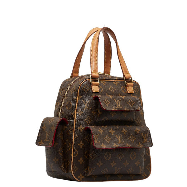 ルイ ヴィトン モノグラム エクサントリ シテ ハンドバッグ M51161 ブラウン PVC レザー レディース LOUIS VUITTON 【中古】