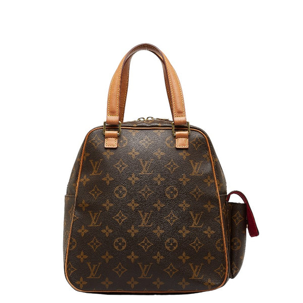 ルイ ヴィトン モノグラム エクサントリ シテ ハンドバッグ M51161 ブラウン PVC レザー レディース LOUIS VUITTON 【中古】