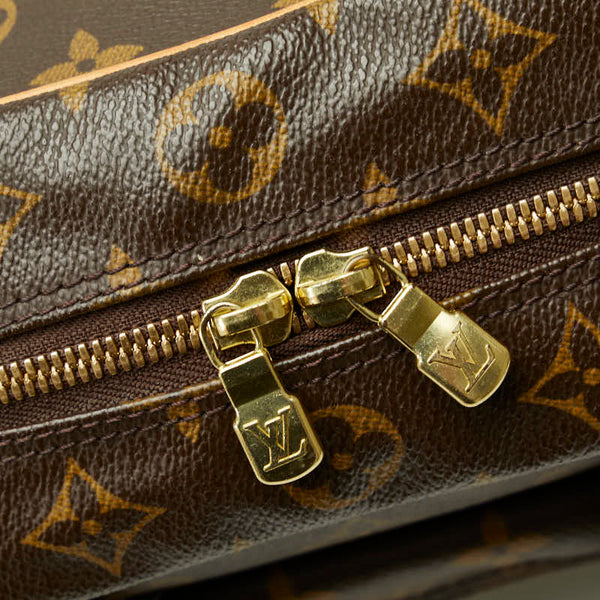 ルイ ヴィトン モノグラム エクサントリ シテ ハンドバッグ M51161 ブラウン PVC レザー レディース LOUIS VUITTON 【中古】