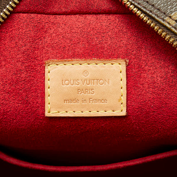 ルイ ヴィトン モノグラム エクサントリ シテ ハンドバッグ M51161 ブラウン PVC レザー レディース LOUIS VUITTON 【中古】