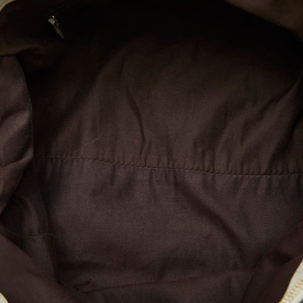 グッチ GGキャンバス スーキー ハンドバッグ ショルダーバッグ 2WAY 223974 ベージュ ブラウン キャンバス レザー レディース GUCCI 【中古】