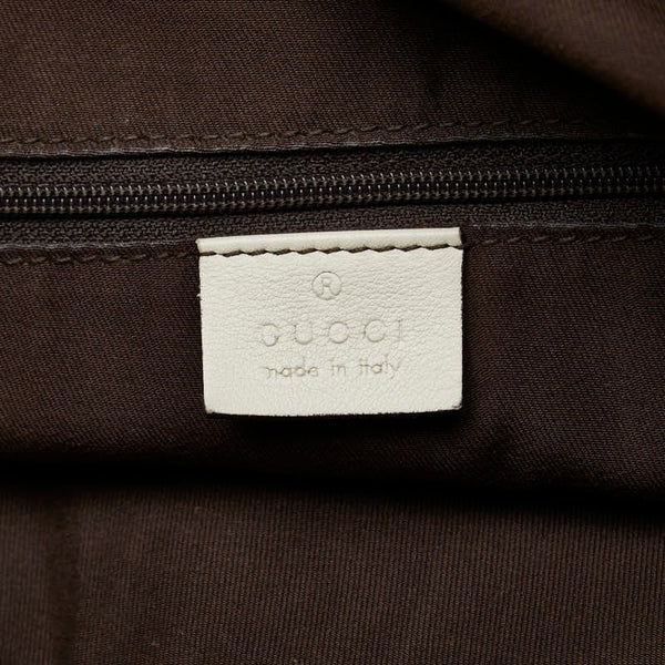 グッチ GGキャンバス スーキー ハンドバッグ ショルダーバッグ 2WAY 223974 ベージュ ブラウン キャンバス レザー レディース GUCCI 【中古】