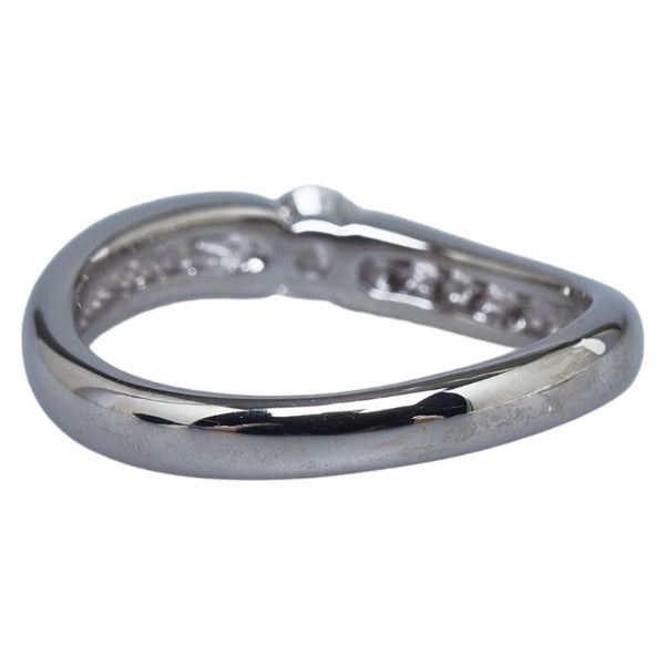 Pt900 プラチナ ダイヤ0.189ct ピンクダイヤ0.089ct リング 指輪 レディース 10号 【中古】