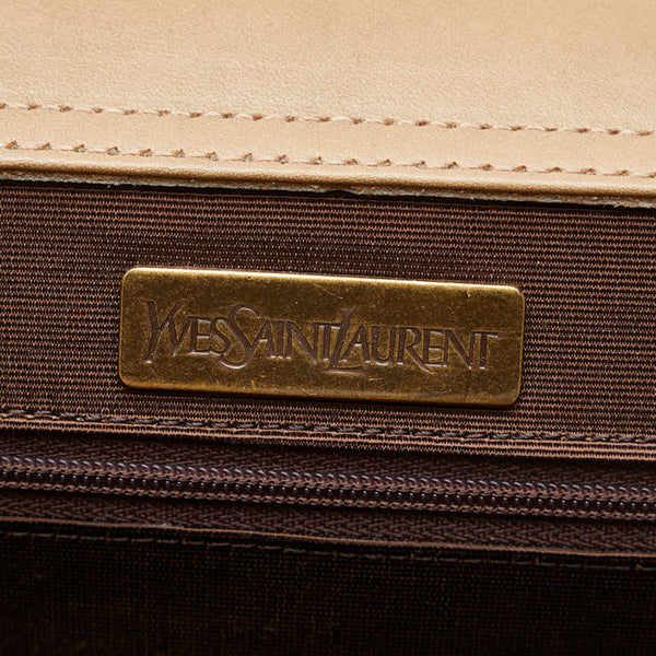 サンローラン ハンドバッグ トートバッグ ベージュ スウェード レディース SAINT LAURENT 【中古】