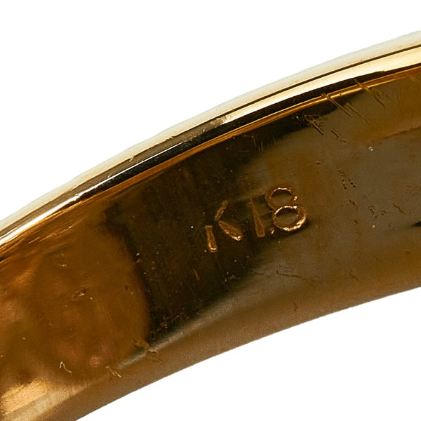 K18YG イエローゴールド ダイヤ2.65ct リング 指輪 レディース 14号 【中古】