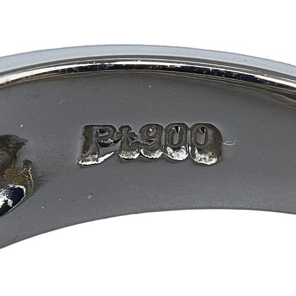 Pt900 プラチナ K18 ゴールド コンビ ダイヤ1.31ct リング 指輪 レディース 13.5号 【中古】