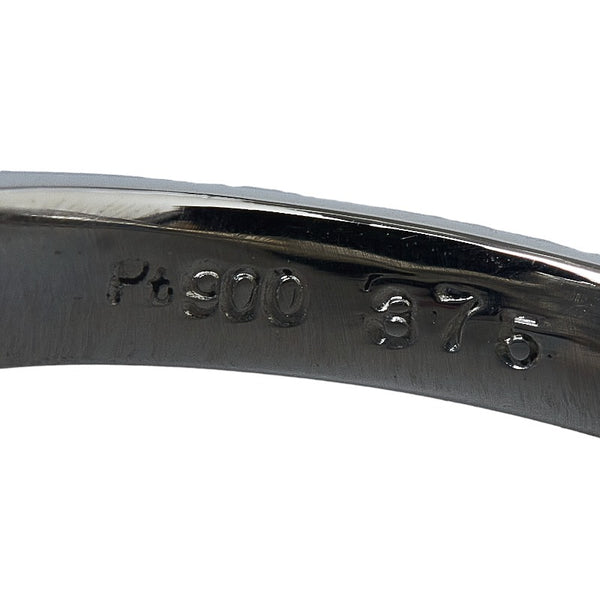 Pt900 プラチナ サファイア3.75ct ダイヤ1.05ct リング 指輪 レディース 13.5号 【中古】