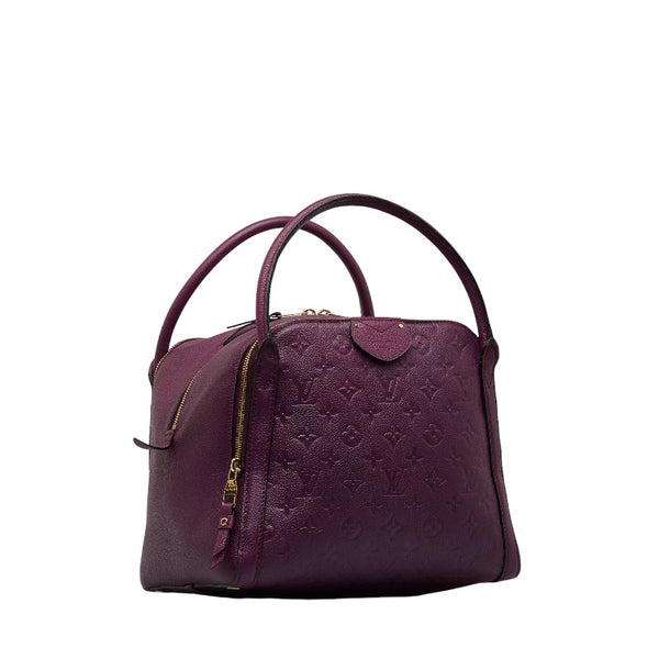 ルイ ヴィトン モノグラム アンプラント マレMM ハンドバッグ M41038 アメジスト パープル レザー レディース LOUIS VUITTON 【中古】