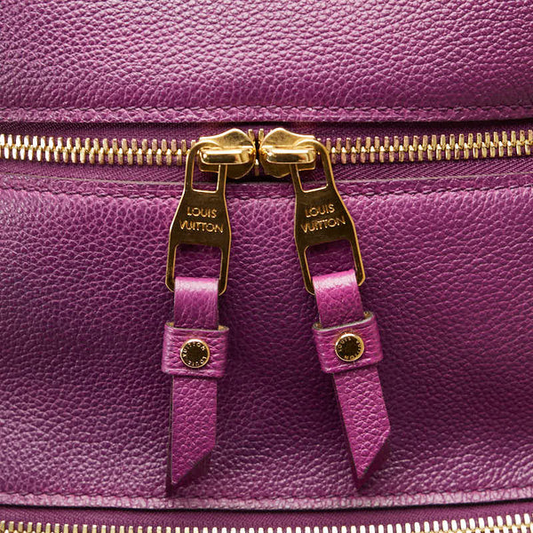 ルイ ヴィトン モノグラム アンプラント マレMM ハンドバッグ M41038 アメジスト パープル レザー レディース LOUIS VUITTON 【中古】
