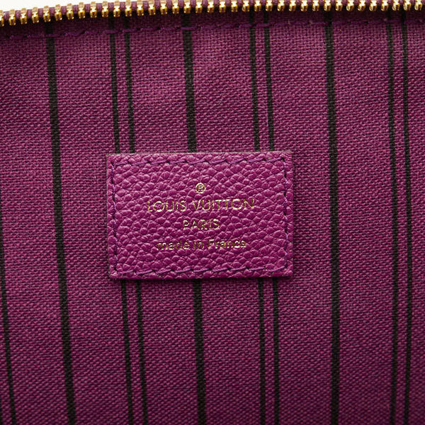 ルイ ヴィトン モノグラム アンプラント マレMM ハンドバッグ M41038 アメジスト パープル レザー レディース LOUIS VUITTON 【中古】