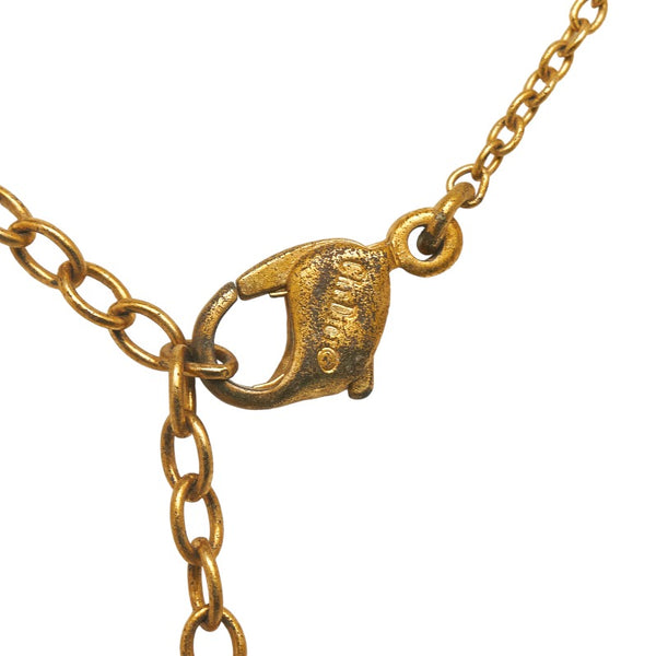 ディオール スター ラインストーン ネックレス ゴールド メッキ レディース Dior 【中古】