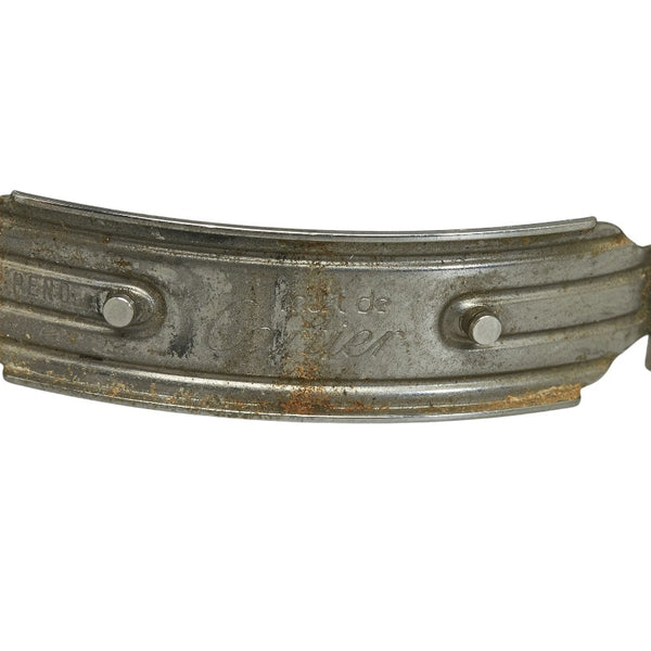 カルティエ カルティエ21 ヴァンテアン 腕時計 クオーツ シルバー文字盤 ステンレススチール レディース CARTIER 【中古】