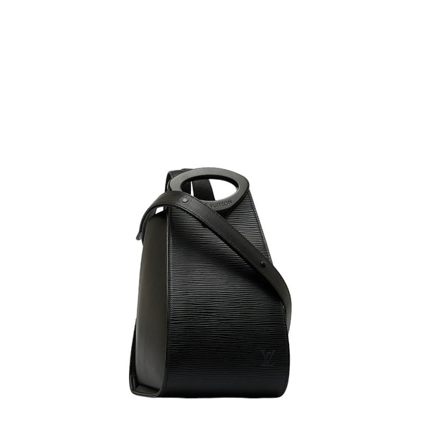 ルイ ヴィトン エピ ミニュイ 斜め掛け ショルダーバック M52392 ノワール ブラック レザー レディース LOUIS VUITTON 【中古】