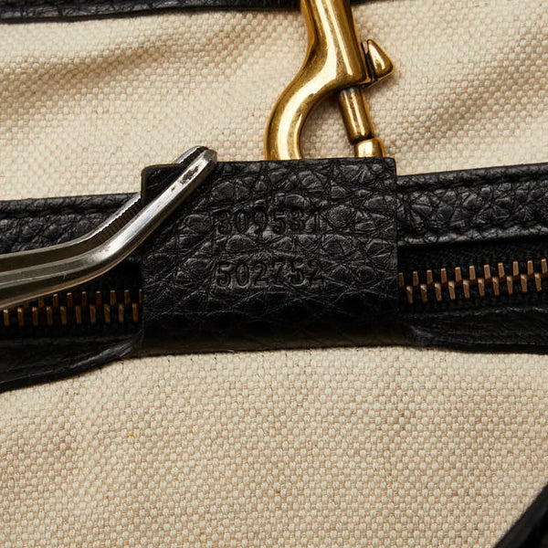 グッチ インターロッキング トートバッグ ショルダーバッグ 309531 ブラック レザー レディース GUCCI 【中古】