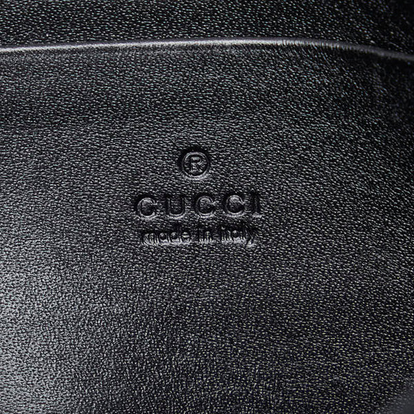 グッチ GGマーモント チェーン ショルダーバッグ 474575 ブラック レザー レディース GUCCI 【中古】