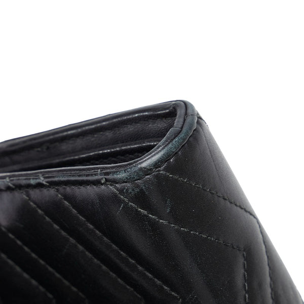 グッチ GGマーモント チェーン ショルダーバッグ 474575 ブラック レザー レディース GUCCI 【中古】