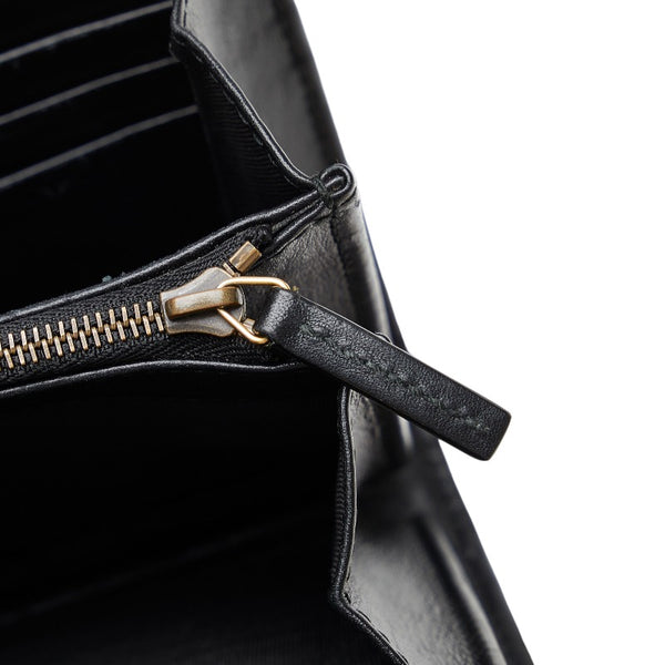 グッチ GGマーモント チェーン ショルダーバッグ 474575 ブラック レザー レディース GUCCI 【中古】