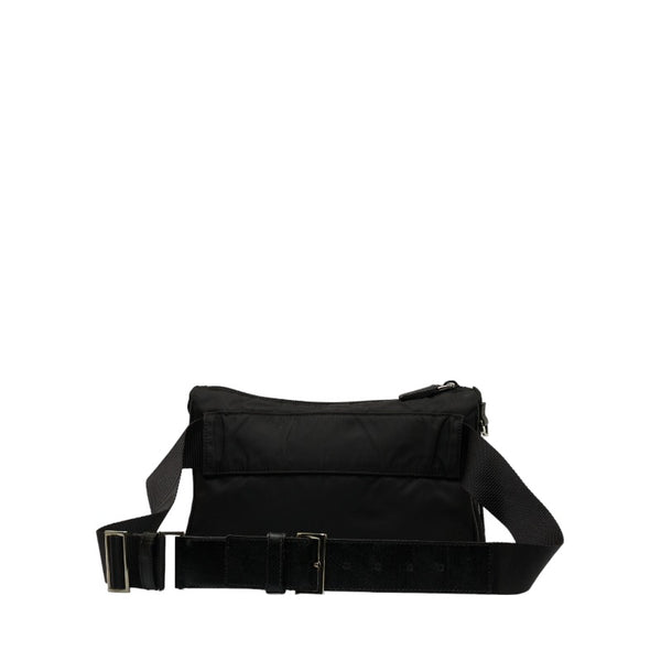 プラダ ウエストバッグ ボディバッグ ブラック ナイロン レザー レディース PRADA 【中古】