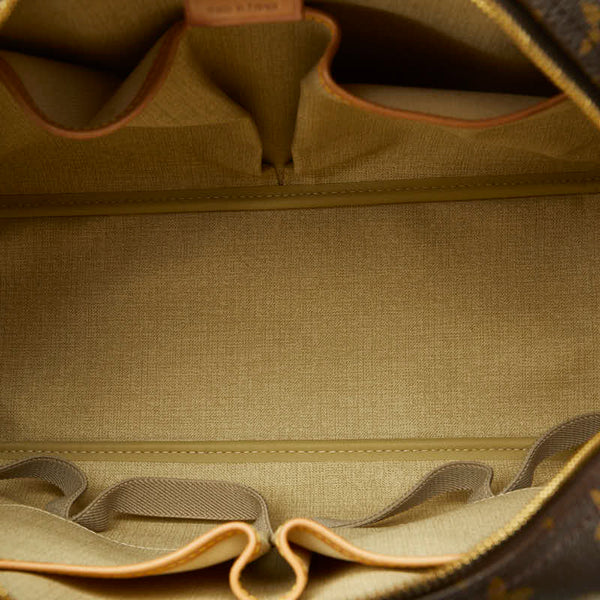 ルイ ヴィトン モノグラム ドーヴィル ハンドバッグ M47270 ブラウン PVC レザー レディース LOUIS VUITTON 【中古】