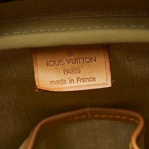 ルイ ヴィトン モノグラム ドーヴィル ハンドバッグ M47270 ブラウン PVC レザー レディース LOUIS VUITTON 【中古】