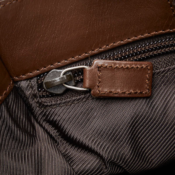 グッチ GGキャンバス 斜め掛け ショルダーバッグ 019 0348 ベージュ ブラウン キャンバス レザー レディース GUCCI 【中古】