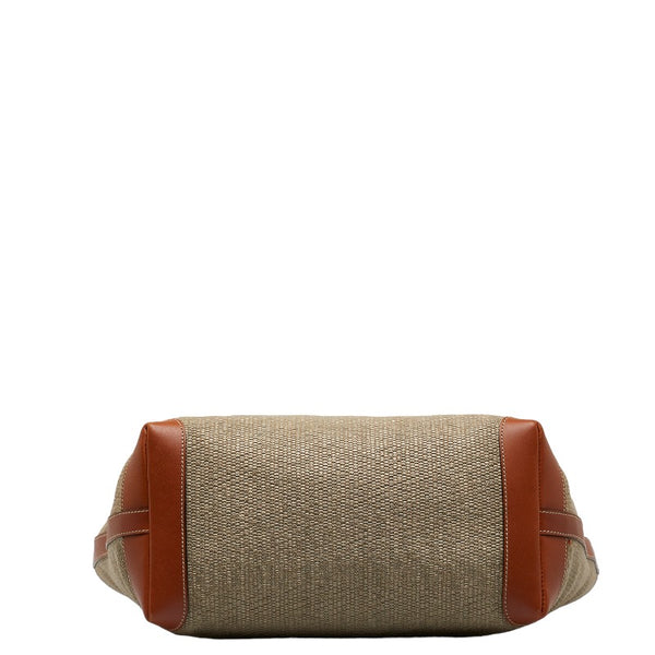 グッチ トートバッグ 309554 ベージュ レザー ラフィア レディース GUCCI 【中古】