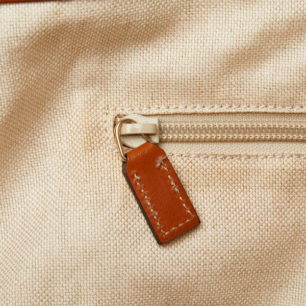 グッチ トートバッグ 309554 ベージュ レザー ラフィア レディース GUCCI 【中古】