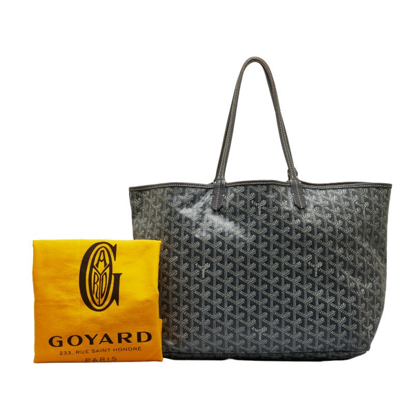 ゴヤール サンルイGM トートバッグ ハンドバッグ グレー PVC レザー レディース GOYARD 【中古】