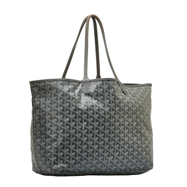 ゴヤール サンルイGM トートバッグ ハンドバッグ グレー PVC レザー レディース GOYARD 【中古】