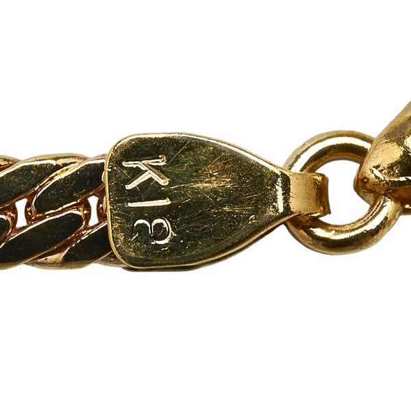 K18YG イエローゴールド ダイヤ1.07ct ネックレス レディース 【中古】