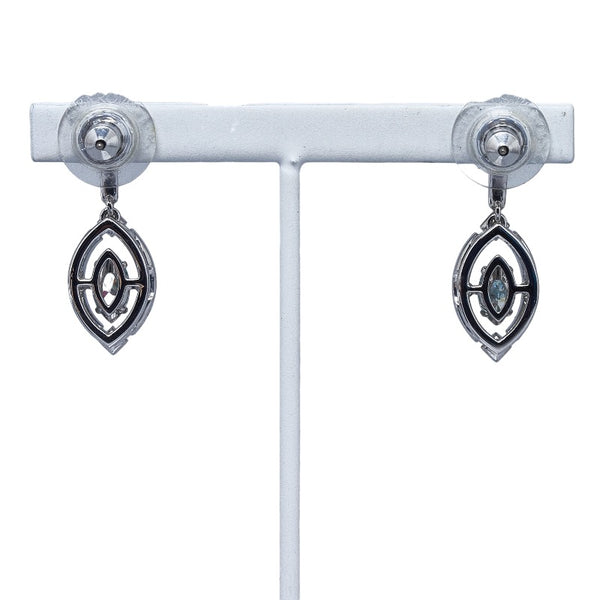 スワロフスキー ダンシングストーン ピアス シルバー メタル レディース SWAROVSKI 【中古】