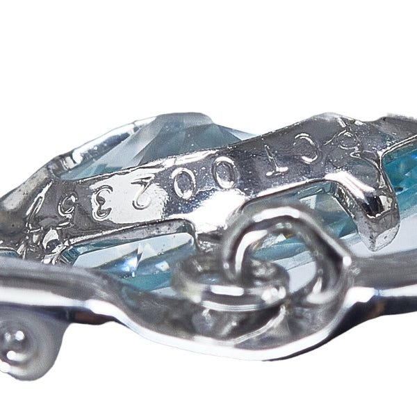スワロフスキー ダンシングストーン ピアス シルバー メタル レディース SWAROVSKI 【中古】