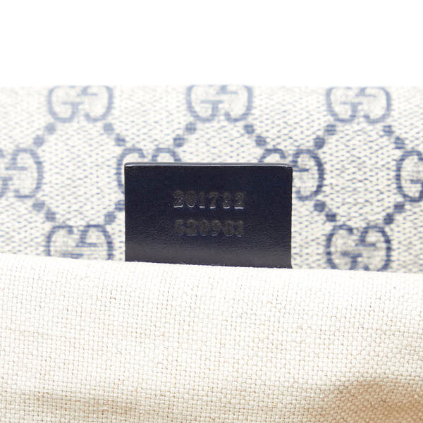 グッチ GGスプリーム 斜め掛けショルダーバッグ メッセンジャーバッグ 201732 ベージュ PVC レザー レディース GUCCI 【中古】