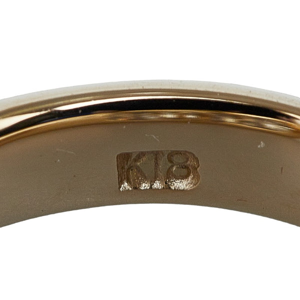 K18YG イエローゴールド ダイヤ0.84ct フープピアス ピアス レディース 【中古】