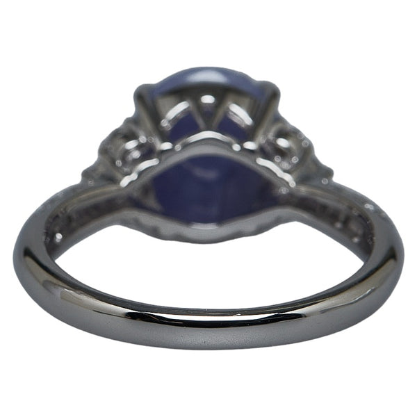 Pt900 プラチナ ラベンダーヒスイ3.70ct ダイヤ0.23ct リング 指輪 レディース 13号 【中古】