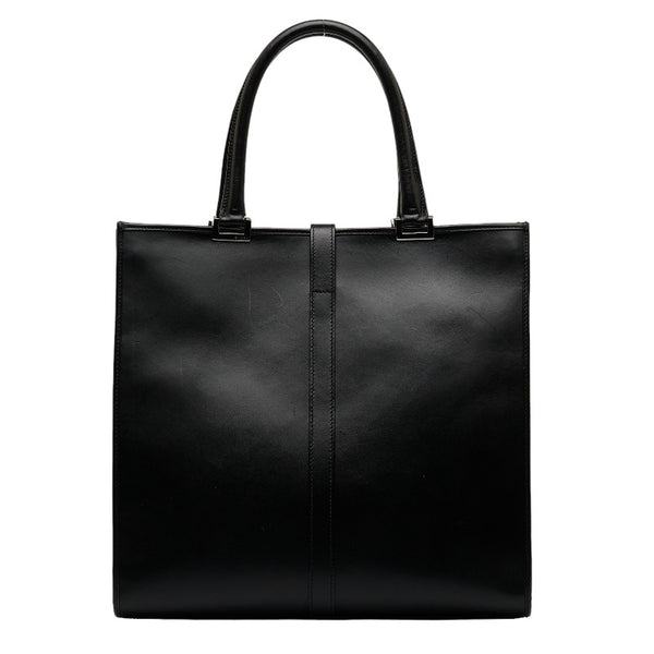 グッチ ジャッキー トートバッグ ビジネスバッグ 002 1064 ブラック カーフ レザー メンズ GUCCI 【中古】