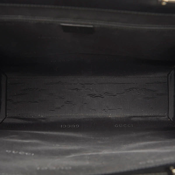 グッチ ジャッキー トートバッグ ビジネスバッグ 002 1064 ブラック カーフ レザー メンズ GUCCI 【中古】