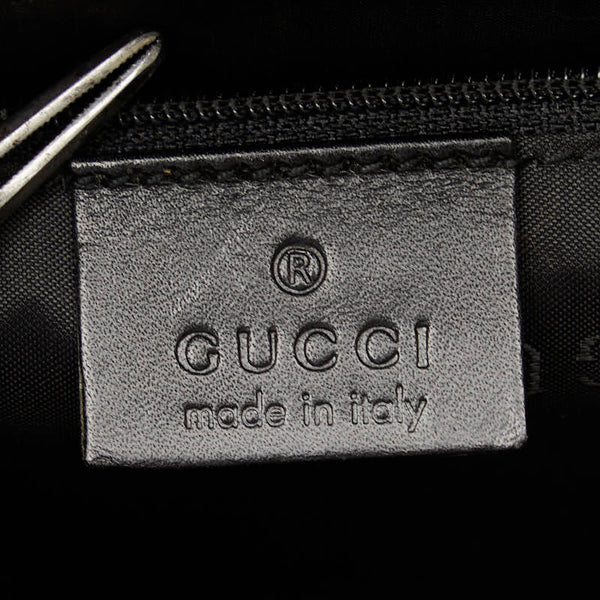 グッチ ジャッキー トートバッグ ビジネスバッグ 002 1064 ブラック カーフ レザー メンズ GUCCI 【中古】