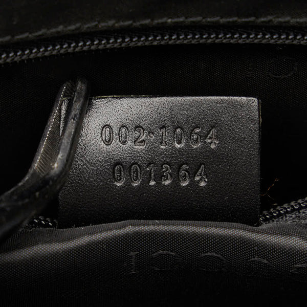 グッチ ジャッキー トートバッグ ビジネスバッグ 002 1064 ブラック カーフ レザー メンズ GUCCI 【中古】