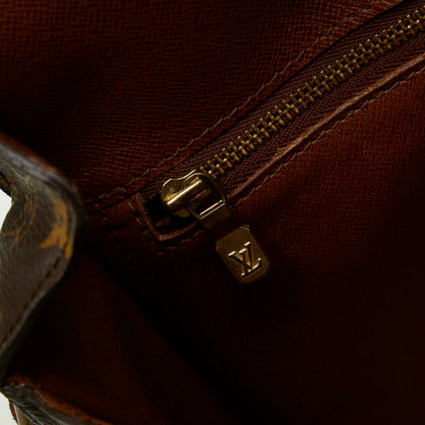 ルイ ヴィトン モノグラム サンクルーGM 斜め掛け ショルダーバッグ M51242 ブラウン PVC レザー レディース LOUIS VUITTON 【中古】