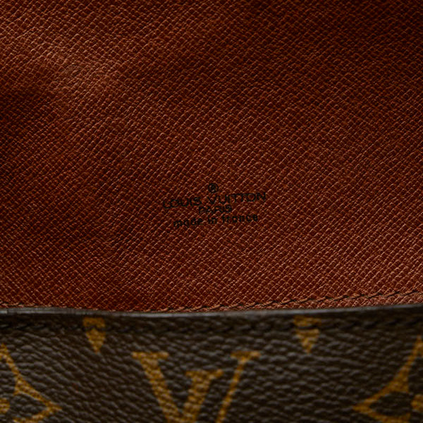 ルイ ヴィトン モノグラム サンクルーGM 斜め掛け ショルダーバッグ M51242 ブラウン PVC レザー レディース LOUIS VUITTON 【中古】