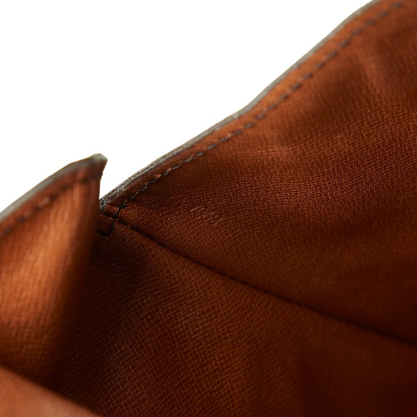 ルイ ヴィトン モノグラム サンクルーGM 斜め掛け ショルダーバッグ M51242 ブラウン PVC レザー レディース LOUIS VUITTON 【中古】