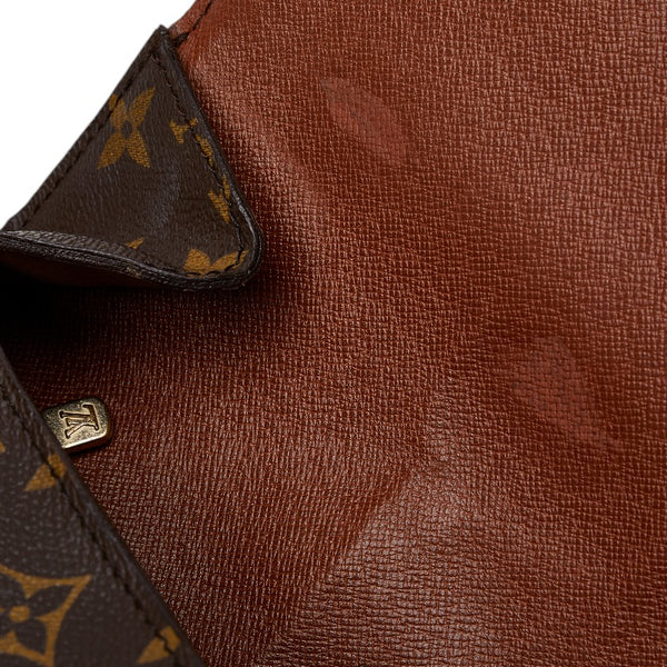 ルイ ヴィトン モノグラム サンクルーGM 斜め掛け ショルダーバッグ M51242 ブラウン PVC レザー レディース LOUIS VUITTON 【中古】