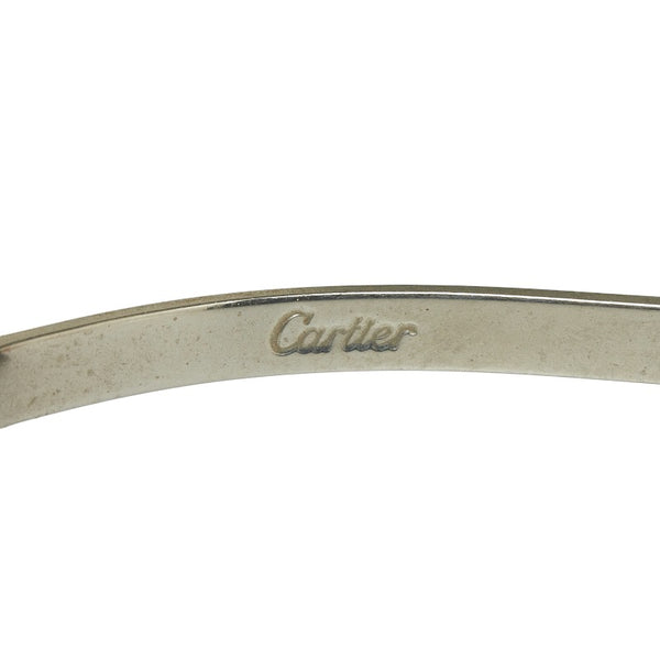 カルティエ サントスクーガー MM 腕時計 W20027K1 クオーツ ホワイト文字盤 ステンレススチール レディース CARTIER 【中古】