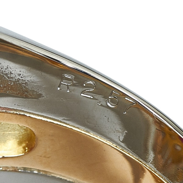 Pt900ベース/K18コンビ ルビー2.57ct ダイヤ1.52ct リング 指輪 レディース 13.5号 【中古】