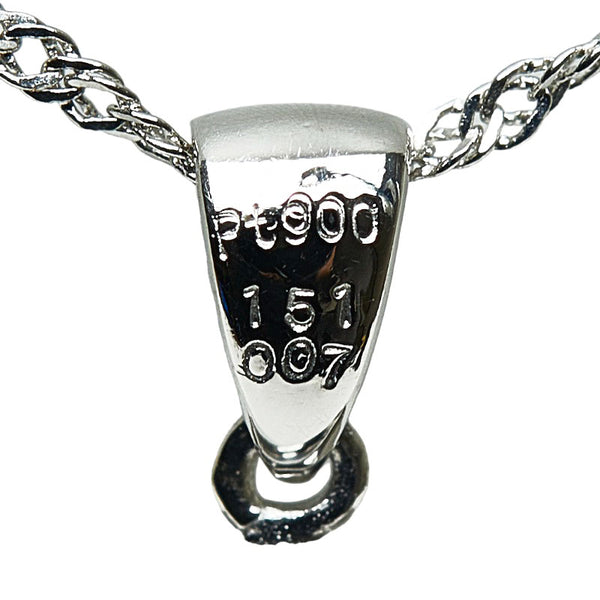 Pt900 プラチナ Pt850 プラチナ オパール1.51ct ダイヤ0.07ct ネックレス ペンダント レディース 【中古】