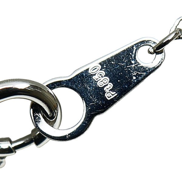 Pt900 プラチナ Pt850 プラチナ オパール1.51ct ダイヤ0.07ct ネックレス ペンダント レディース 【中古】