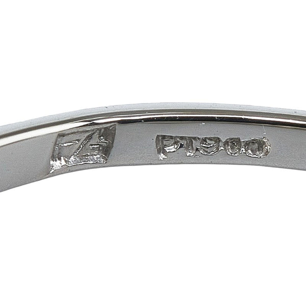 Pt900 プラチナ ダイヤ0.16ct リング 指輪 レディース 10号 【中古】