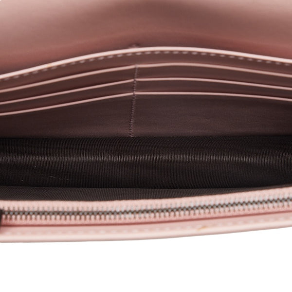 グッチ グッチシマ キャット チェーン ショルダーバッグ  548060 ピンク レザー レディース GUCCI 【中古】