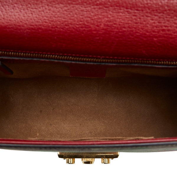 グッチ GGスプリーム フローラ チェーン ショルダーバッグ 409486 ベージュ マルチカラー PVC レザー レディース GUCCI 【中古】